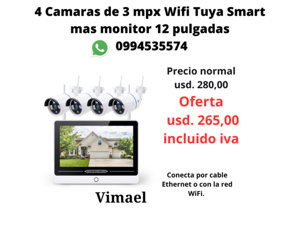 Camaras-de-3-mpx-Wifi-Tuya-mas-monitor-oferta