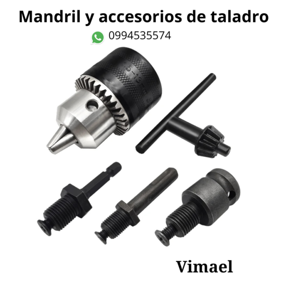 mandril y accesorio de taladro