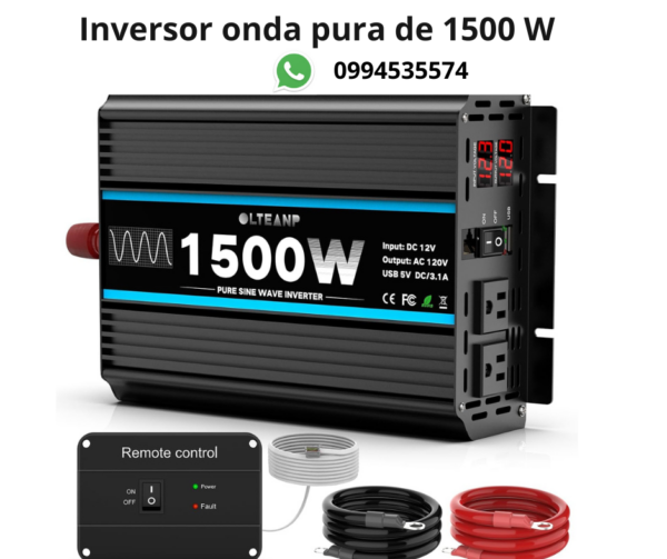 inversor 1500 onda pura